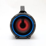 Wholesale Loud Bass Shock Sub-woofer LED Portable Wireless Bluetooth Speaker K1202 (Black)