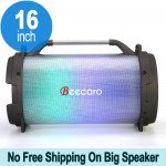 Wholesale Large LED Light Loud Bass Shock Sub-woofer Portable Wireless Bluetooth Speaker RX28 (Black)