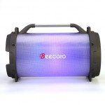 Wholesale Large LED Light Loud Bass Shock Sub-woofer Portable Wireless Bluetooth Speaker RX28 (Black)