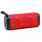 Wholesale Outdoor and Indoor LED Light Portable Wireless Speaker with rich HD sound quality, Standby battery, Wireless Stereo for Home Party Travel Camping Hiking for iPhone, Cell Phone, Universal Devices LV11 (Red)