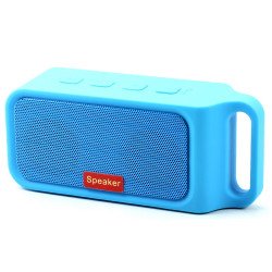 Mini Mega Bass Bluetooth Speaker A-100 (Blue)