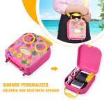 Wholesale Loud Sound Portable Beach Handbag Bluetooth Speaker ATS-2018 (Hot Pink)