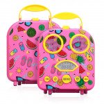 Wholesale Loud Sound Portable Beach Handbag Bluetooth Speaker ATS-2018 (Pink Pineapple)
