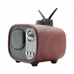 Wholesale Retro Classic Radio Design Portable Bluetooth Speaker B3 (Brown)