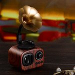 Wholesale Retro Classic Vintage Phonograph Recorder Player Design Portable Bluetooth Speaker B7 (Brown)