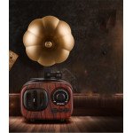 Wholesale Retro Classic Vintage Phonograph Recorder Player Design Portable Bluetooth Speaker B7 (Brown)