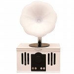 Wholesale Retro Classic Wooden Phonograph Recorder Player Design Portable Bluetooth Speaker B8 (Brown)