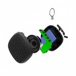 Wholesale Loud Small Cube Key Chain Style Portable Bluetooth Speaker B9 (Green)