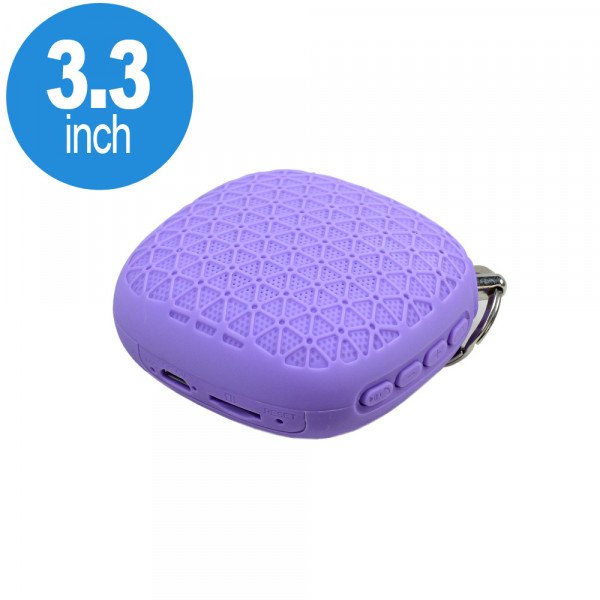 Wholesale Loud Small Cube Key Chain Style Portable Bluetooth Speaker B9 (Purple)