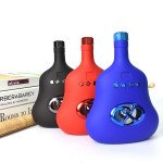 Wholesale Wine Bottle Shape Portable Bluetooth Speaker BS131 (Blue)