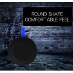 Wholesale Round Style Portable Bluetooth Speaker with Carry Strap BS119 (Black)