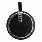Wholesale Round Style Portable Bluetooth Speaker with Carry Strap BS119 (Silver)