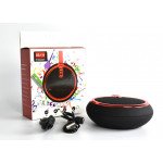 Wholesale Round Style Portable Bluetooth Speaker with Carry Strap BS119 (Black)