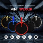 Wholesale Round Style Portable Bluetooth Speaker with Carry Strap BS119 (Black)