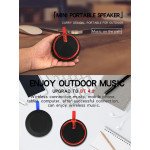 Wholesale Round Style Portable Bluetooth Speaker with Carry Strap BS119 (Silver)