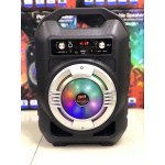 Wholesale Heavy Duty Jukebox LED Light Portable Bluetooth Speaker with Handle CS1 (Black)