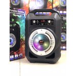 Wholesale Heavy Duty Jukebox LED Light Portable Bluetooth Speaker with Handle CS1 (Black)