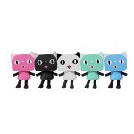 Wholesale Smart Music Dancing Cat Portable Bluetooth Speaker with Strap Cute Cat (Black)