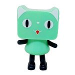 Wholesale Smart Music Dancing Cat Portable Bluetooth Speaker with Strap Cute Cat (White)