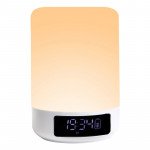 Wholesale 7 LED Light Color Choice Alarm Clock Portable Bluetooth Speaker D58