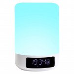 Wholesale 7 LED Light Color Choice Alarm Clock Portable Bluetooth Speaker D58