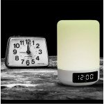 Wholesale 7 LED Light Color Choice Alarm Clock Portable Bluetooth Speaker D58