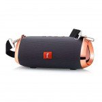 Wholesale Carry to Go Chrome Metallic Design Portable Bluetooth Speaker ET801 (Gray)