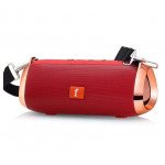 Wholesale Carry to Go Chrome Metallic Design Portable Bluetooth Speaker ET801 (Red)