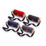 Wholesale Carry to Go Chrome Metallic Design Portable Bluetooth Speaker ET801 (Gray)