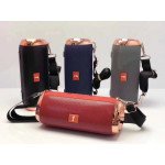 Wholesale Carry to Go Chrome Metallic Design Portable Bluetooth Speaker ET801 (Gray)