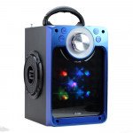 Wholesale LED Screen Light Portable Bluetooth Speaker MHS001 (Blue)