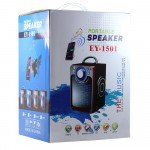 Wholesale LED Screen Light Portable Bluetooth Speaker MHS001 (Blue)