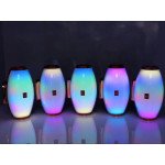 Wholesale Premium Rainbow LED Light Portable Bluetooth Speaker F1 (Blue)