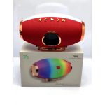 Wholesale Premium Rainbow LED Light Portable Bluetooth Speaker F1 (Red)