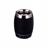 Wholesale Golden Ring Round Active Portable Bluetooth Speaker F18 (Black)