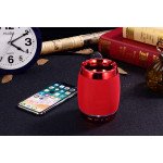 Wholesale Golden Ring Round Active Portable Bluetooth Speaker F18 (Red)
