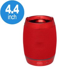 Golden Ring Round Active Portable Bluetooth Speaker F18 (Red)