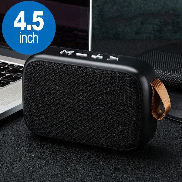 Wholesale Table Pro Fabric Soft Material Wireless Portable Bluetooth Speaker G2 (Black)