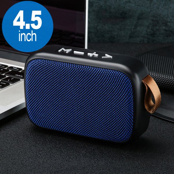 Wholesale Table Pro Fabric Soft Material Wireless Portable Bluetooth Speaker G2 (Blue)
