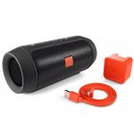 Wholesale Loud Sound Portable Bluetooth Speaker with Power Bank Feature H3-B (Black)