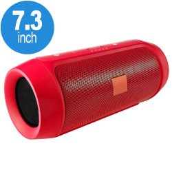 Loud Sound Portable Bluetooth Speaker with Power Bank Feature H3-B (Red)