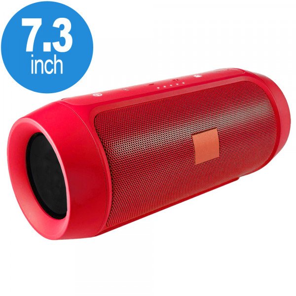 Wholesale Loud Sound Portable Bluetooth Speaker with Power Bank Feature H3-B (Red)