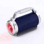 Wholesale Disco Beam LED Light Projector Bluetooth Speaker with Carry Handle J15 (Navy Blue)