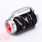 Wholesale Disco Beam LED Light Projector Bluetooth Speaker with Carry Handle J15 (Camouflage)