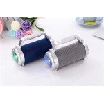 Wholesale Disco Beam LED Light Projector Bluetooth Speaker with Carry Handle J15 (Navy Blue)