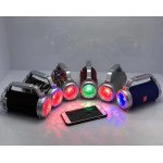 Wholesale Disco Beam LED Light Projector Bluetooth Speaker with Carry Handle J15 (Navy Blue)