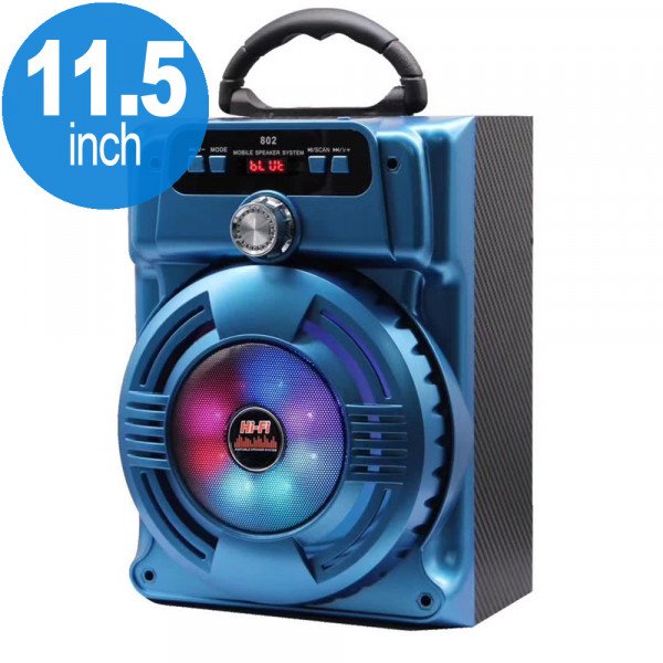 Wholesale Handle Bar LED Light Portable Bluetooth Speaker JHW802 (Blue)