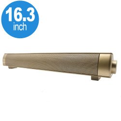 High Quality Long Bar Wireless Bluetooth Speaker JHW-V361 (Gold)