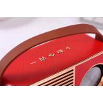 Wholesale Retro On The Go Radio Style Portable Bluetooth Speaker K25 (Red)