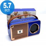 Wholesale Retro On The Go Radio Style Portable Bluetooth Speaker K25 (Blue)